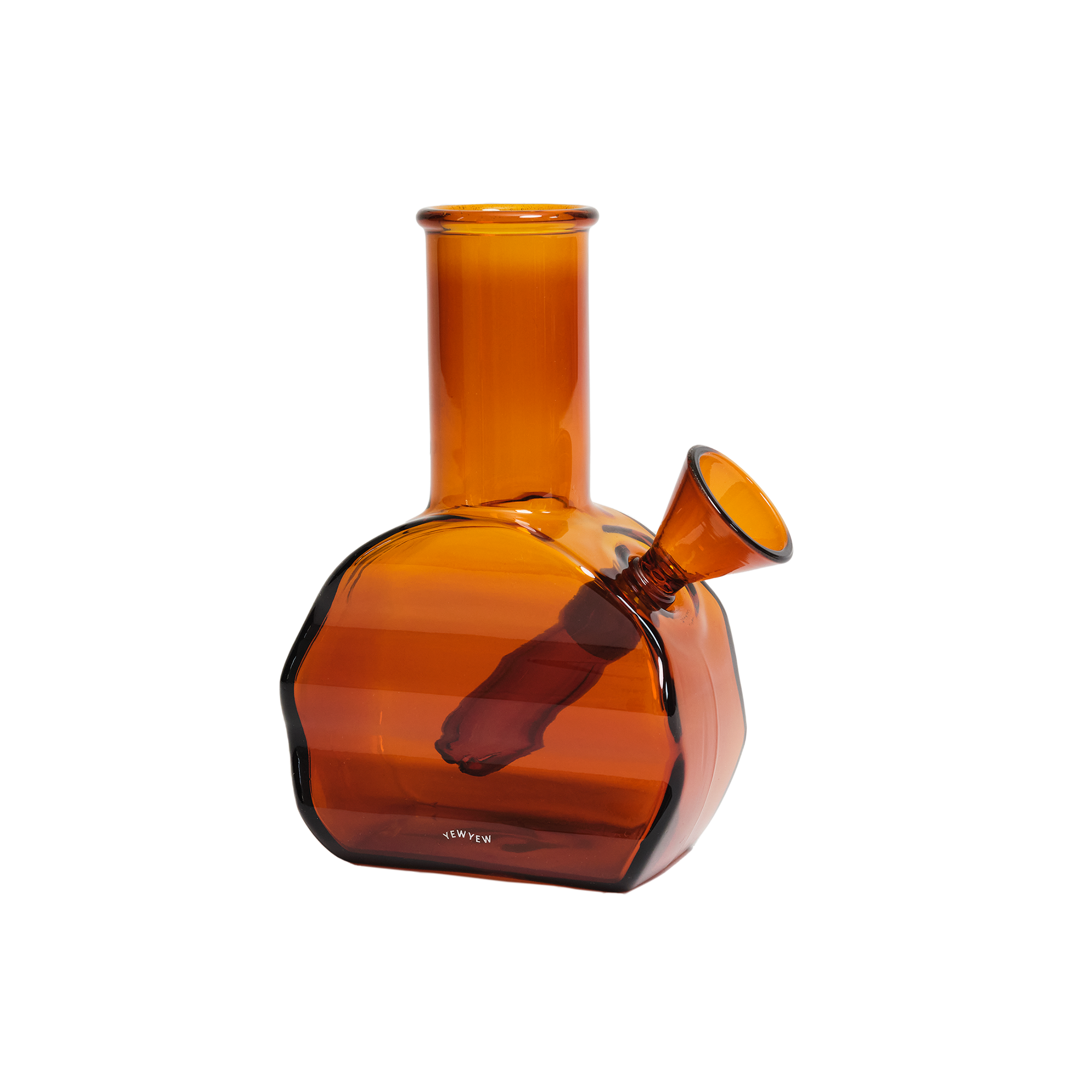 Wavy Mini Glassware - Amber
