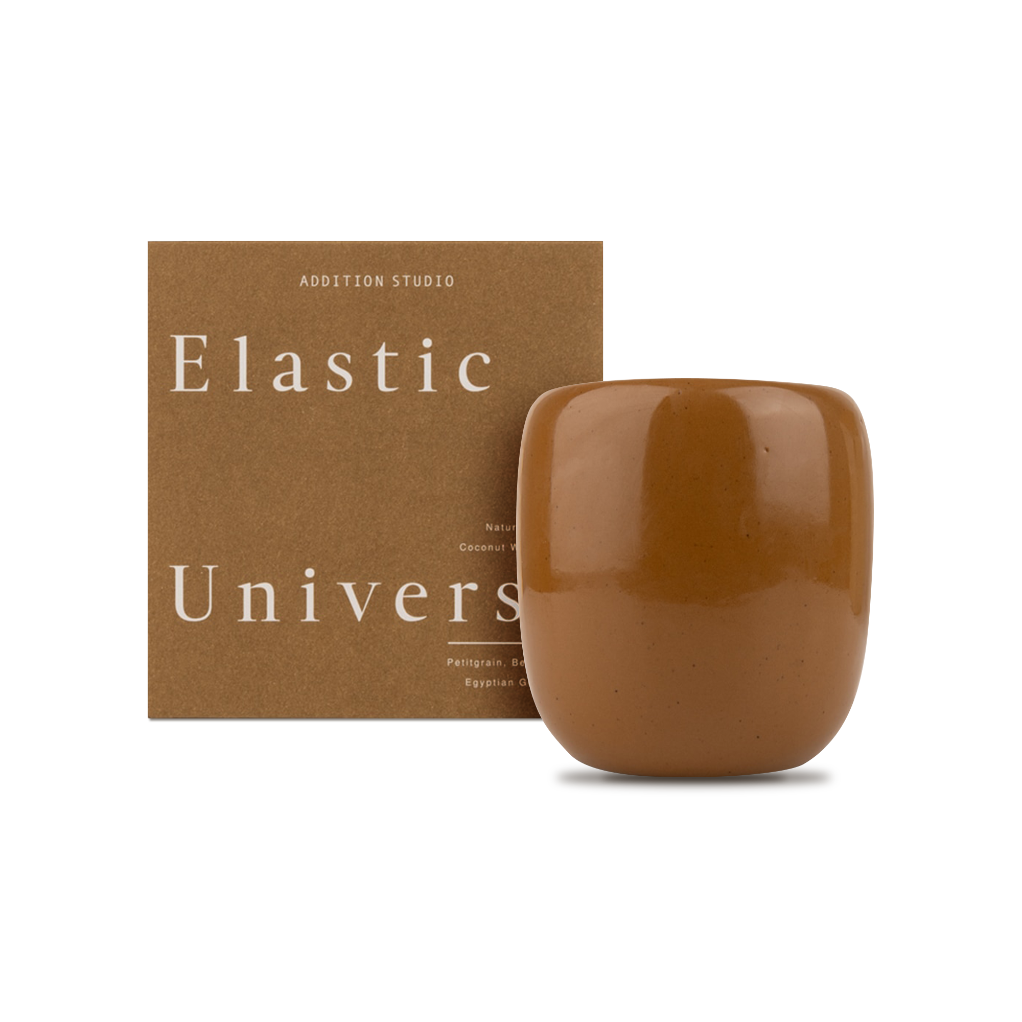 Candle Ceramic - Elastic Universe - Brown