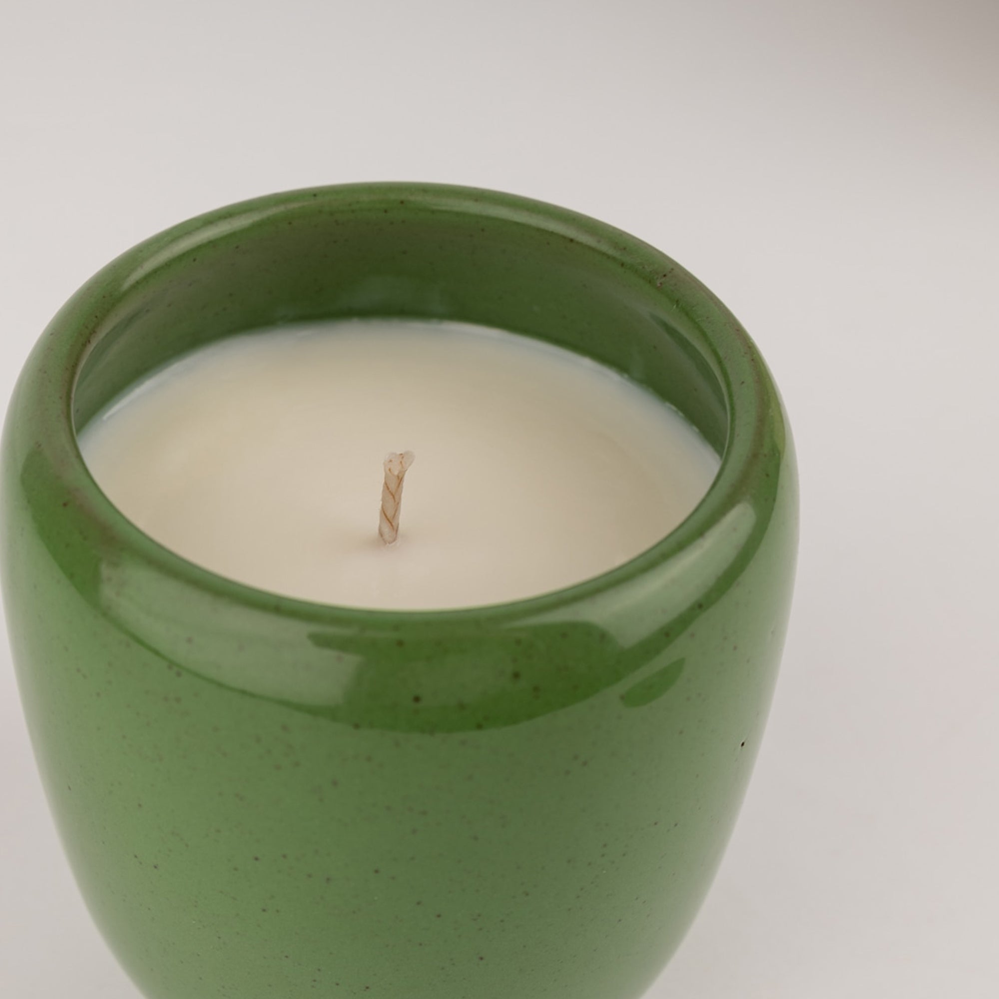 Candle Ceramic - Soft Landing - Green