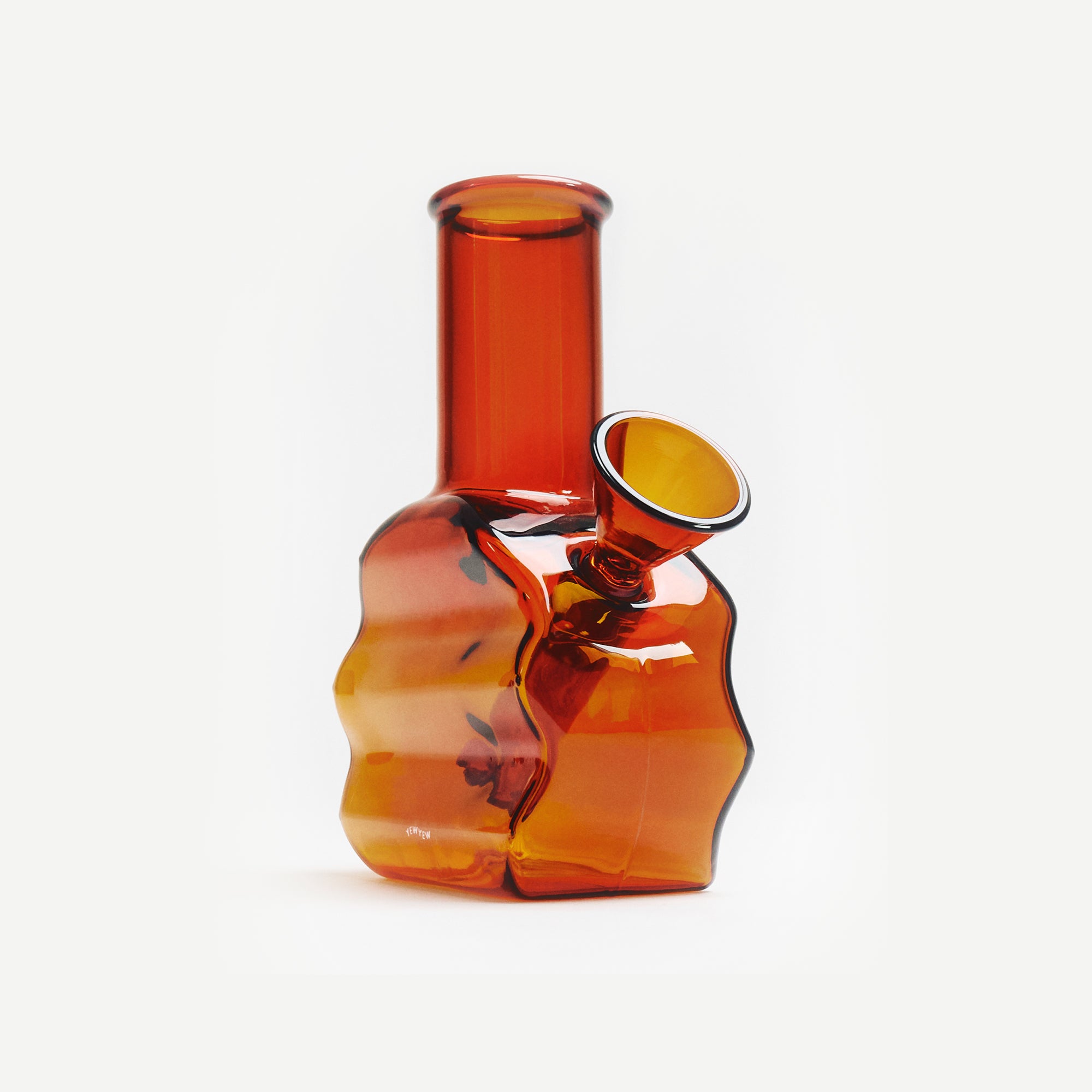 Wavy Mini Glassware - Amber