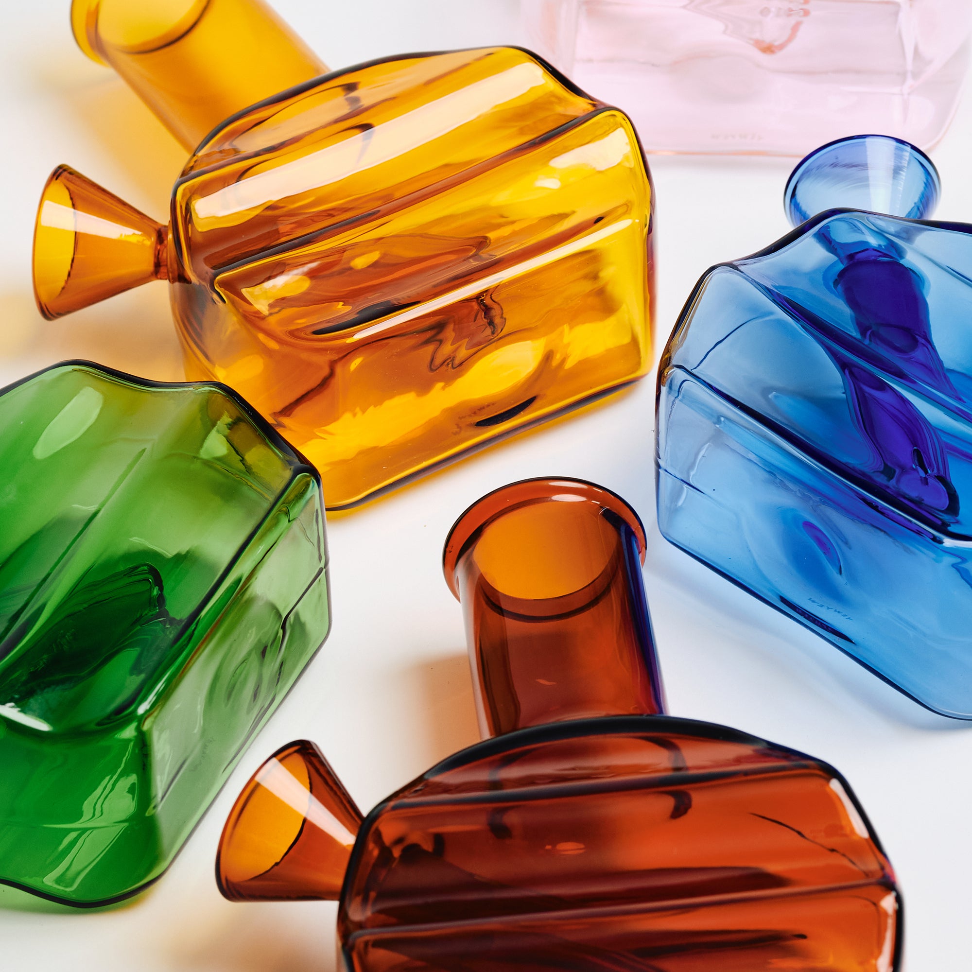 Wavy Mini Glassware - Ocean