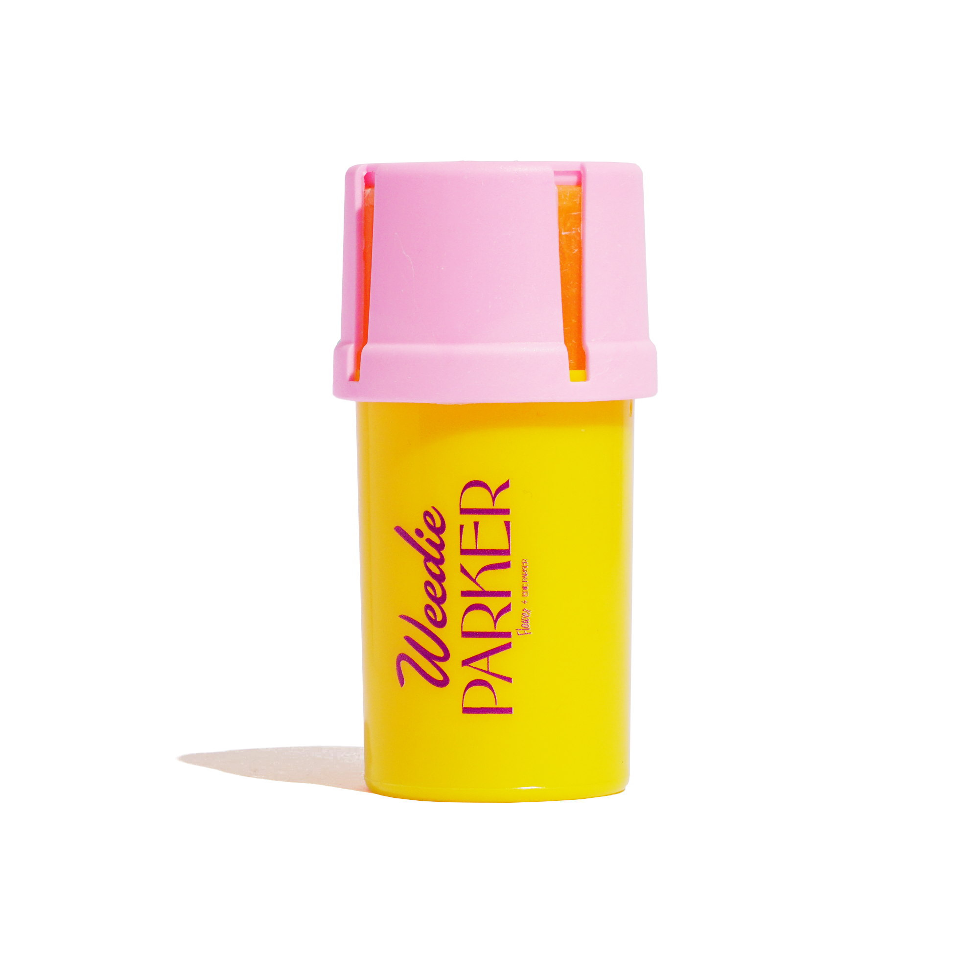 Grinder and Storage case - Yellow Multi