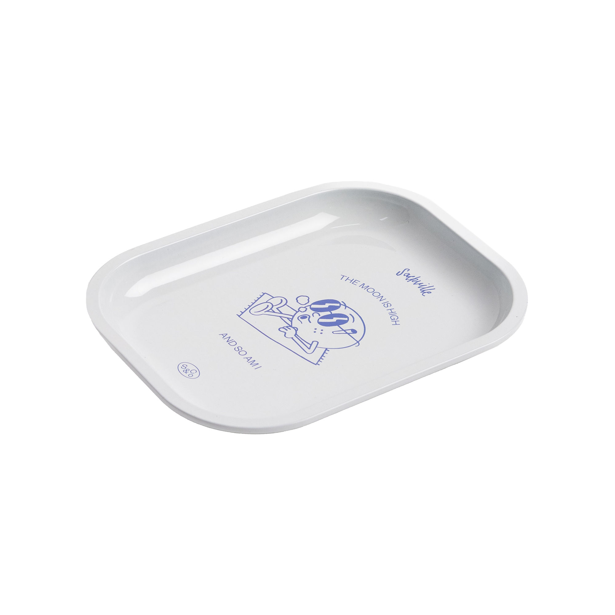 Mini Tray White Sunbather