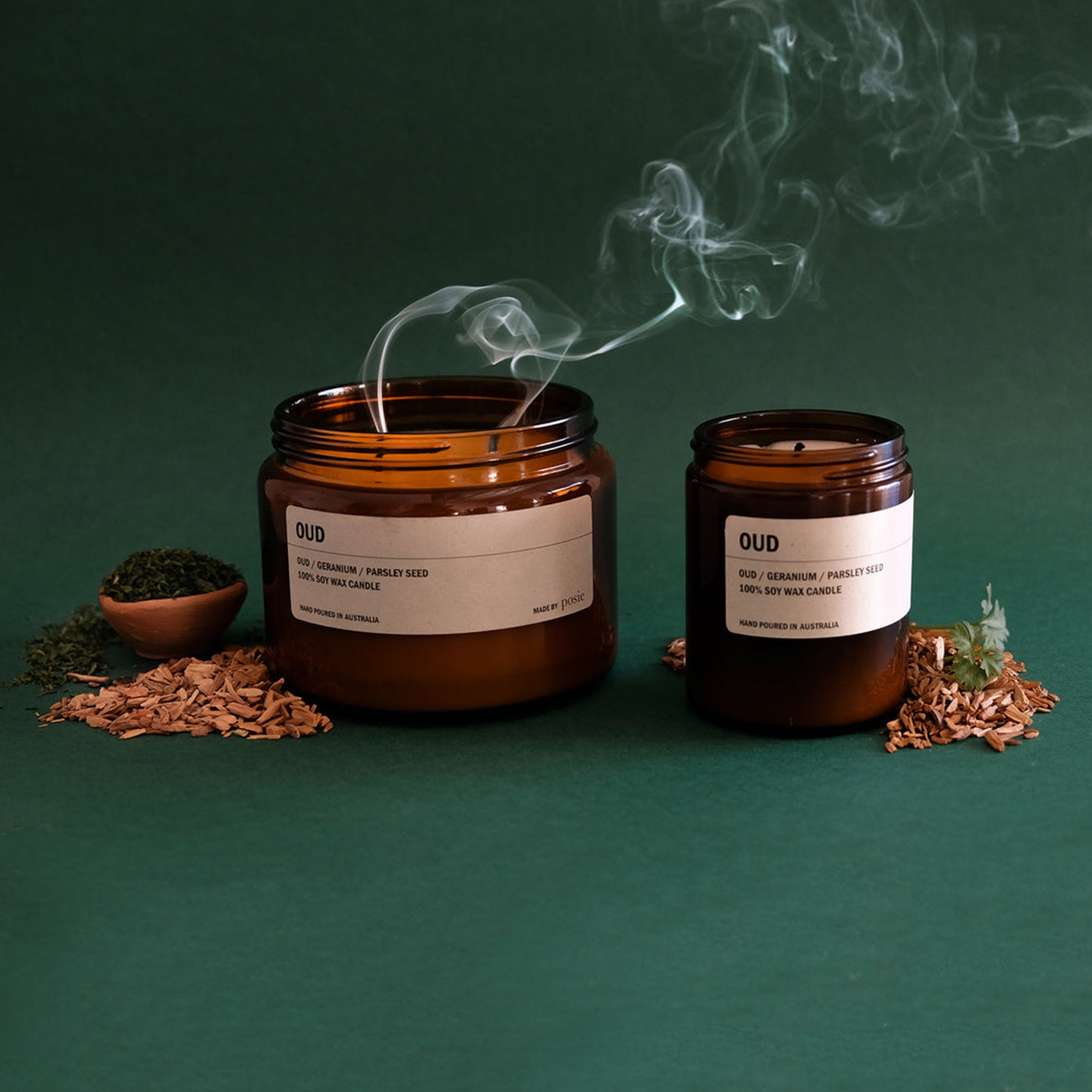 Amber Jar Soy Candle - OUD