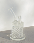 Twenties Collection Glass Bubbler - Clear