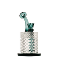 Twenties Collection Glass Bubbler - Teal