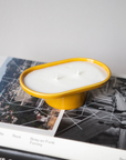 Ceramic Candle - Ochre
