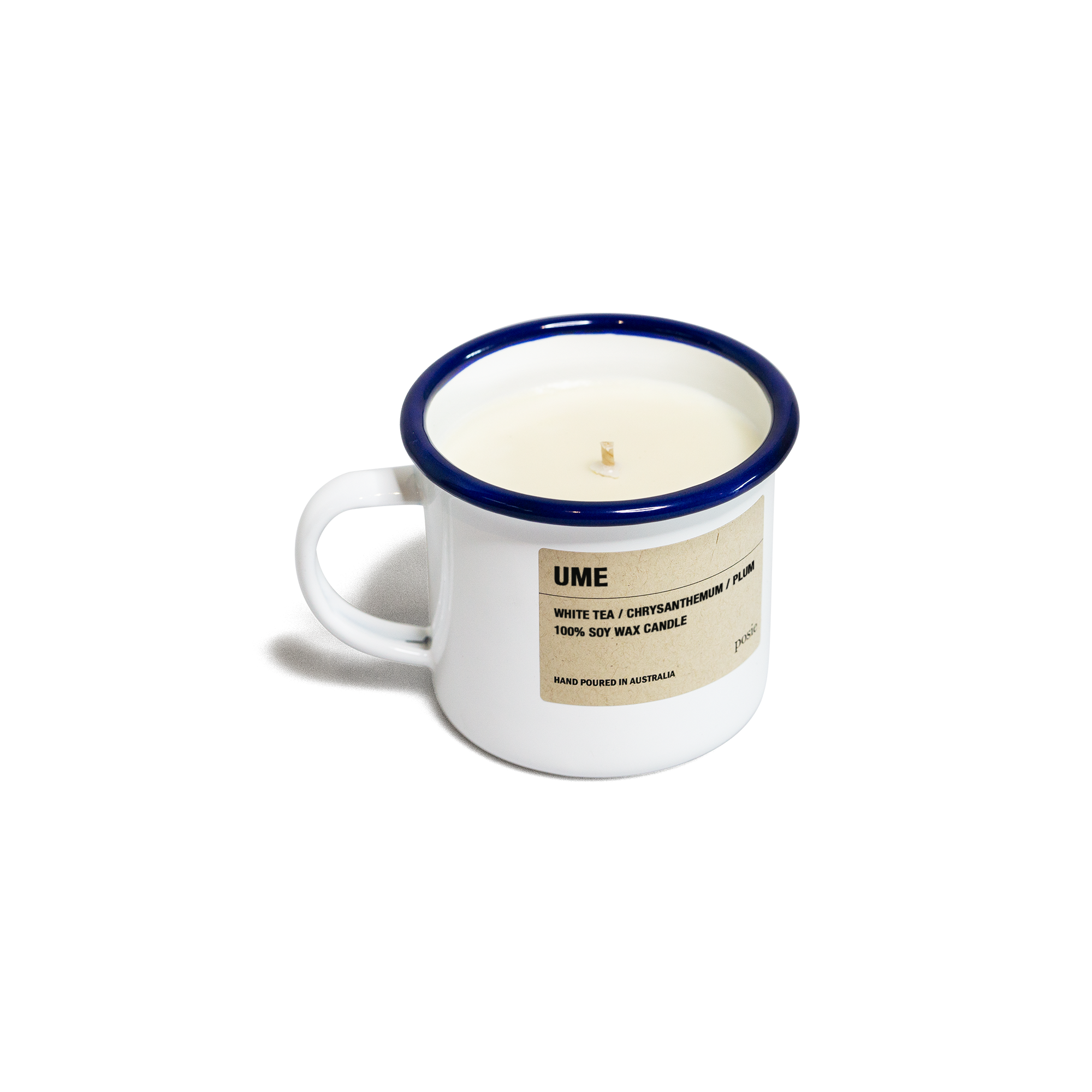 Enamel Mug Soy Candle - UME - Thumbnail 2
