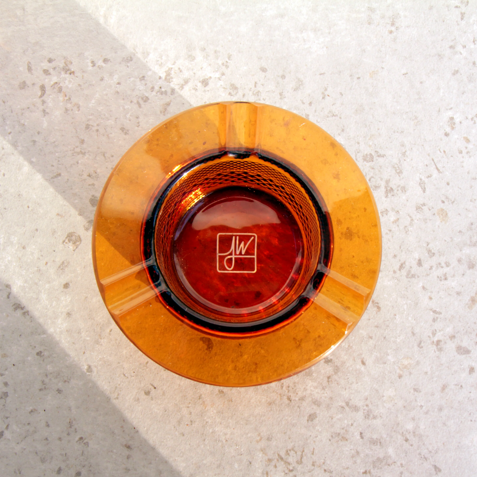 Twenties Collection Ashtray - Amber