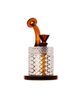 Twenties Collection Glass Bubbler - Amber