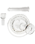 Twenties Collection Glass Bubbler - Clear