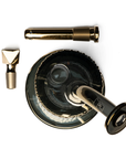 Twenties Collection Glass Bubbler - Gold