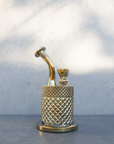 Twenties Collection Glass Bubbler - Gold