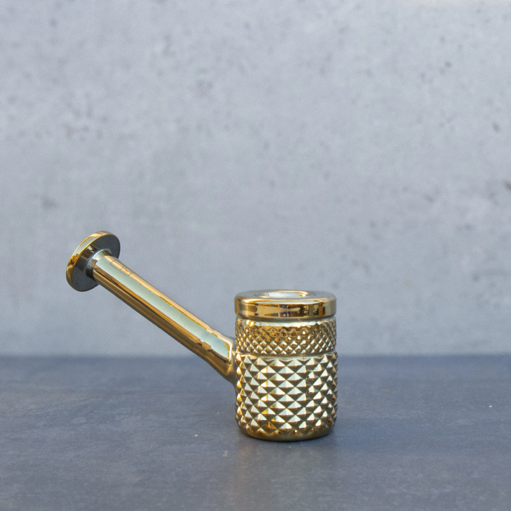 Twenties Collection Hand Glass Vessel - Gold