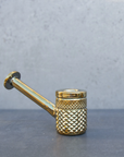 Twenties Collection Hand Glass Vessel - Gold