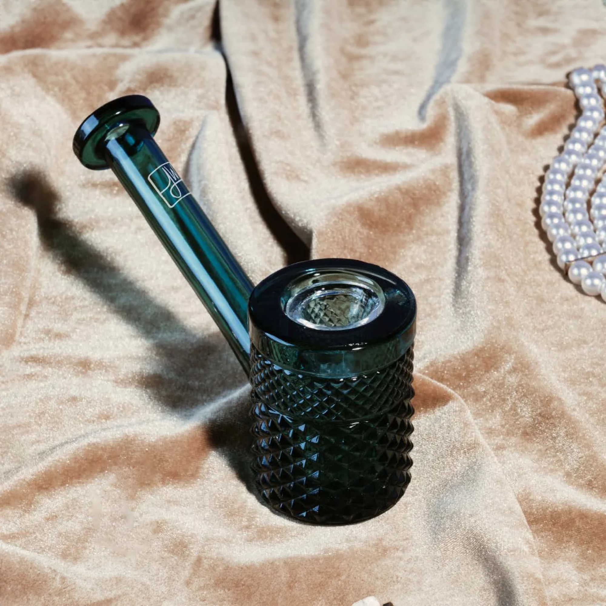 Twenties Collection Hand Glass Vessel - Teal