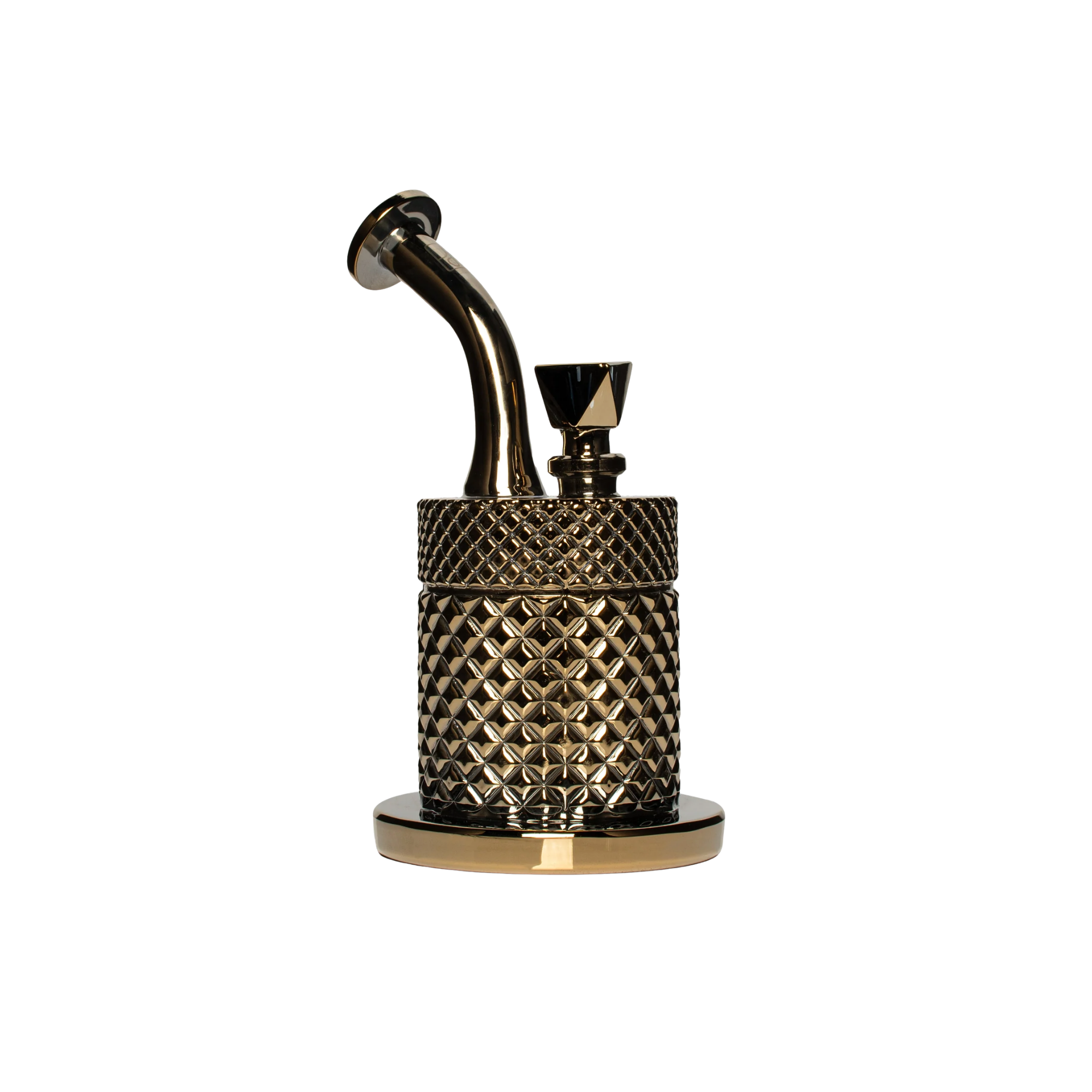 Twenties Collection Glass Bubbler - Gold