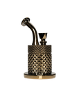 Twenties Collection Glass Bubbler - Gold